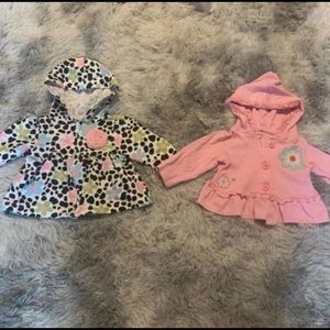Set of 2 baby hoodie sweaters